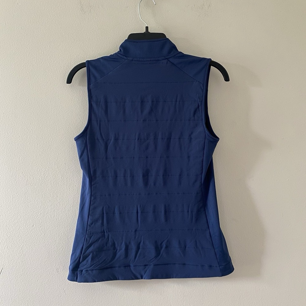Lilly Pulitzer Luxletic Kimberline Hybrid Vest XXS Low Tide Navy NWT Flaw - Picture 2 of 15